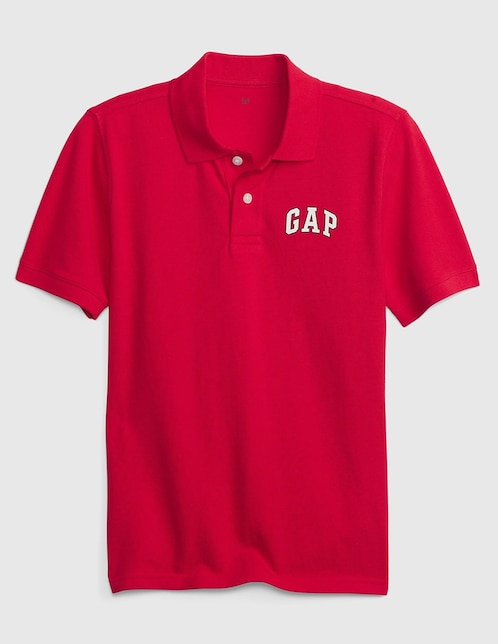 Playera tipo polo de algodón para niño Liverpool