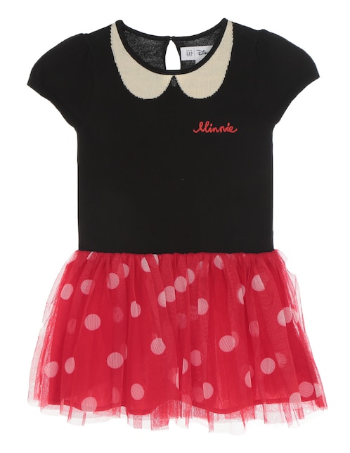Vestido manga cap para bebé niña