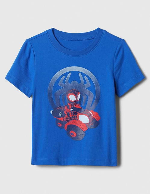 Playera Miles Morales manga corta para niño