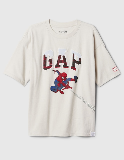 Playera Marvel manga corta para niño