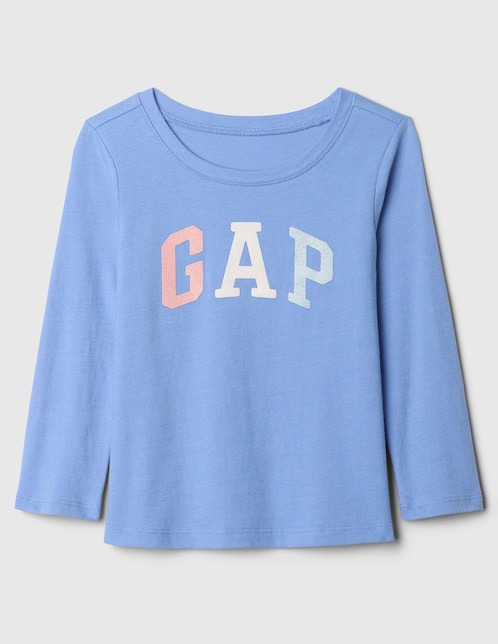 GAP Playera manga larga para niña