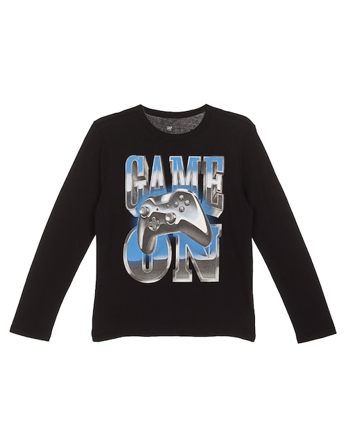 GAP Playera manga larga para niño