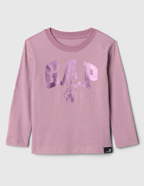GAP Playera manga larga para niña