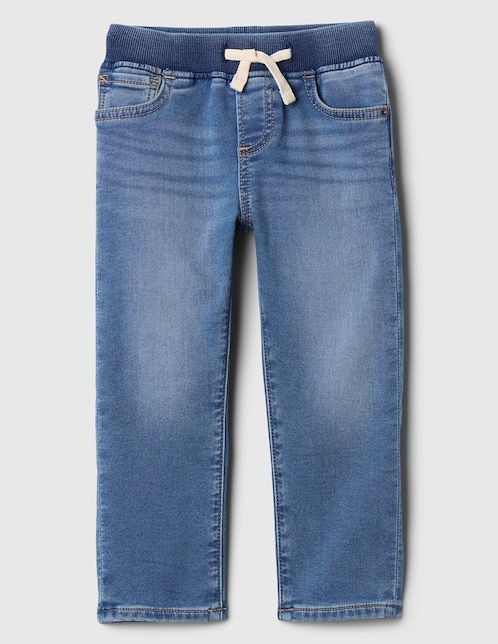 Jeans slim lavado medio para niño