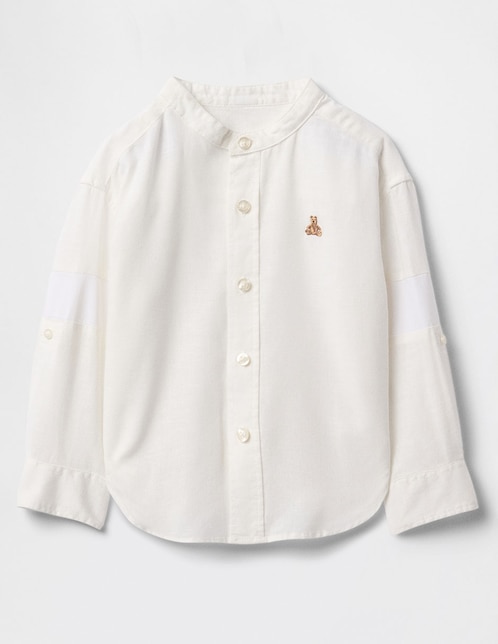 CAMISA GAP 724158 NIÑO, 5 AÑOS, BLANCO