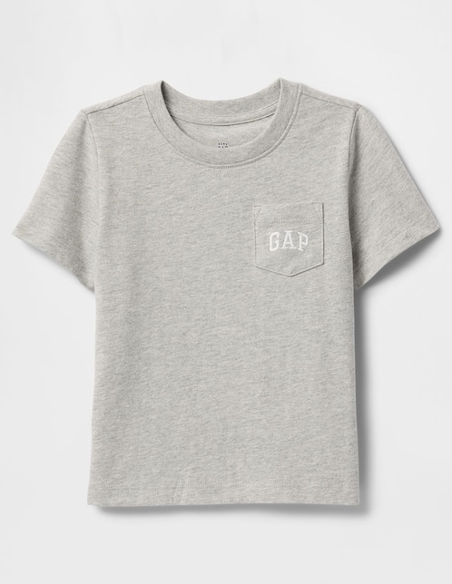 PLAYERA GAP 737870 NIÑO, 2 AÑOS, GRIS