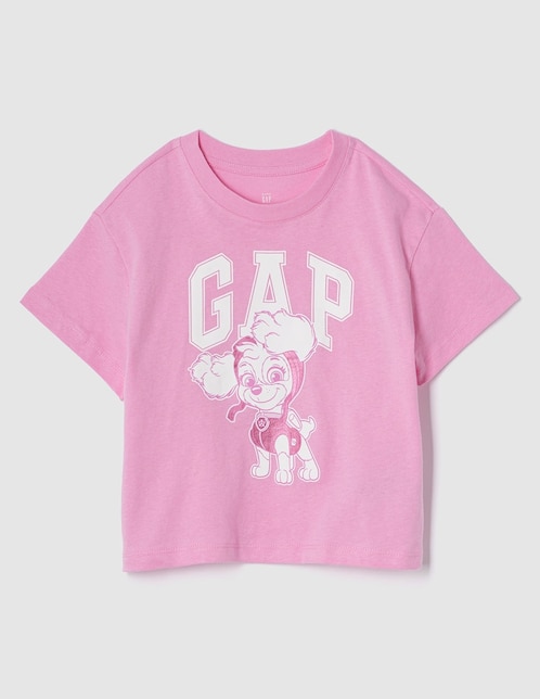 Playera Skye manga corta para bebé niña