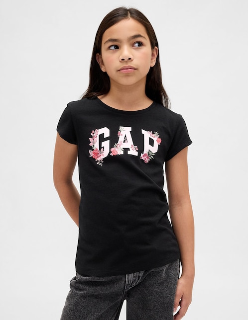 Playera manga corta para niña