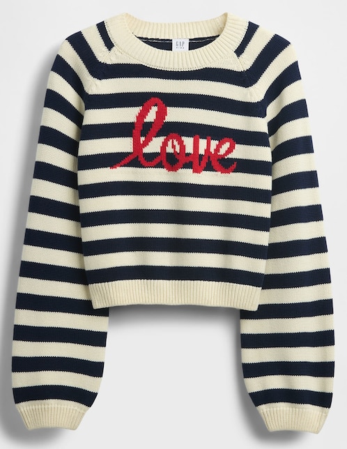 Suéter Love para niña