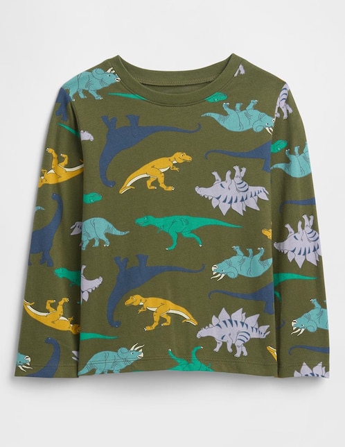 Playera manga larga para bebé niño