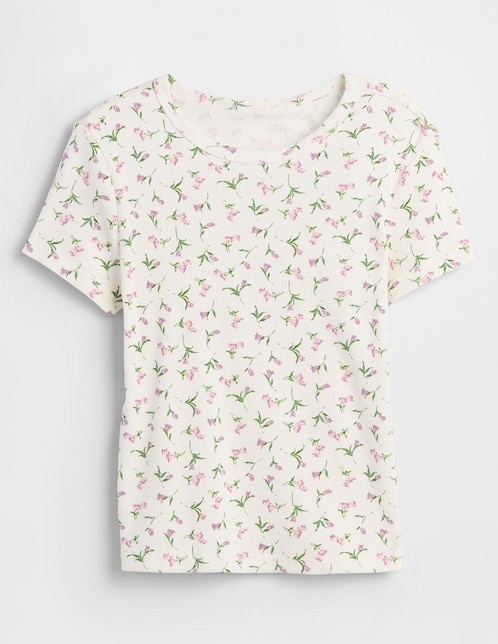 Playera manga corta para niña