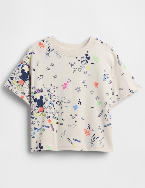 Playera Mickey and Friends manga corta unisex