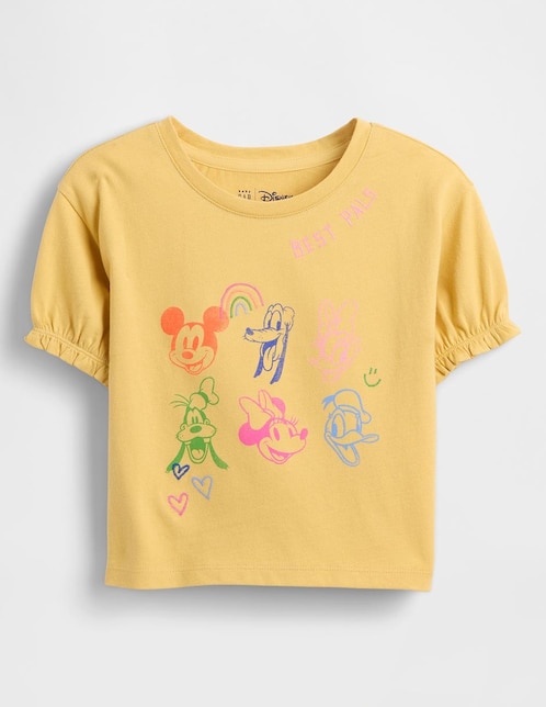 Playera Mickey and Friends manga corta para bebé niña