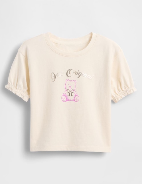 Playera manga corta para preescolar niña