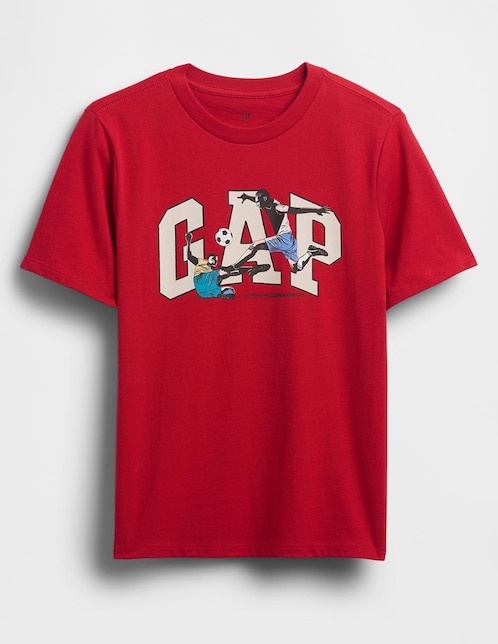 Playera manga corta para niño