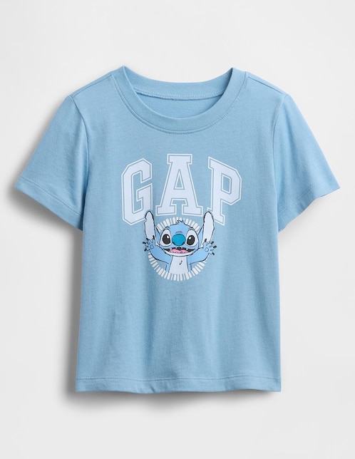 Playera Stitch manga corta para bebé niño