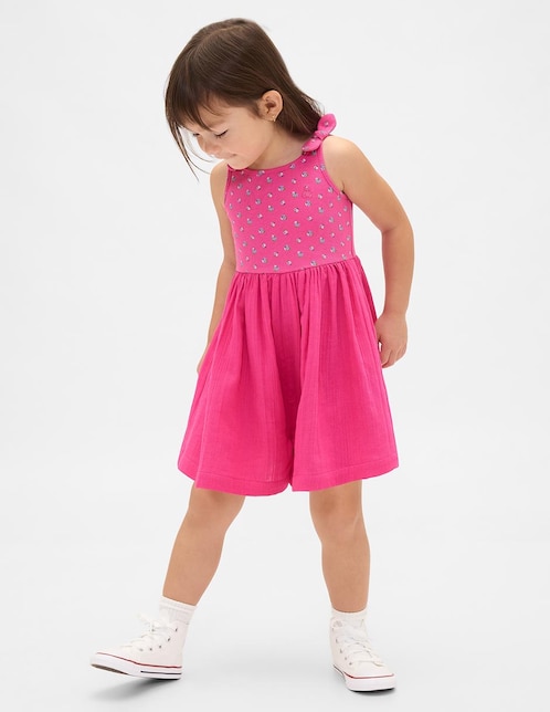 VESTIDO GAP 801092, 12-18T MESES, ROSA