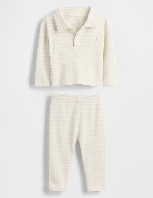 CONJUNTO GAP 816496 B, 3-6 MESES, BEIGE