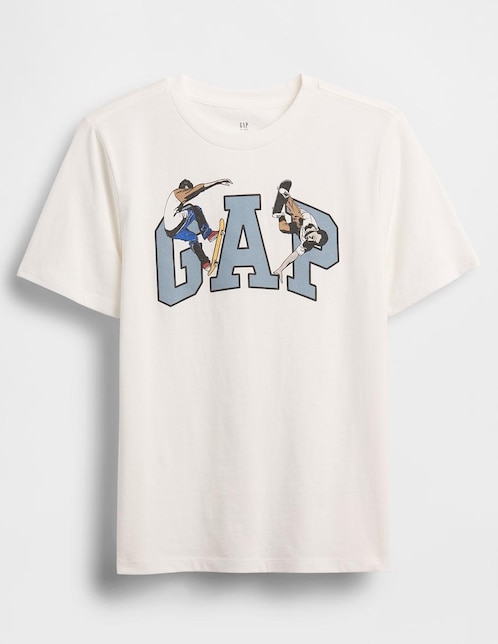 Playera manga corta para niño