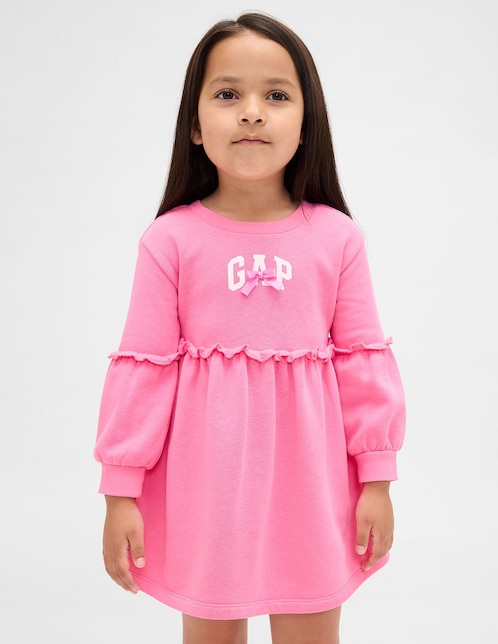 VESTIDO GAP 852417, 12-18T MESES, ROSA