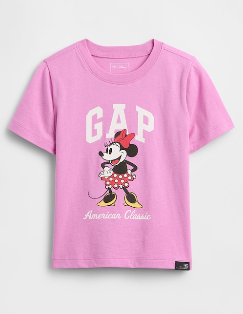 Playera Minnie Mouse Disney manga corta para bebé niña