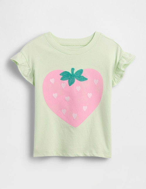 Playera manga corta para niña 1
