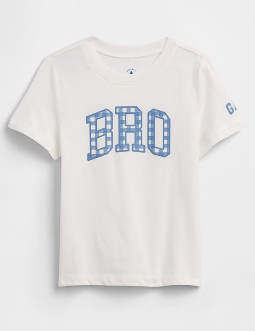 Playera manga corta para niño