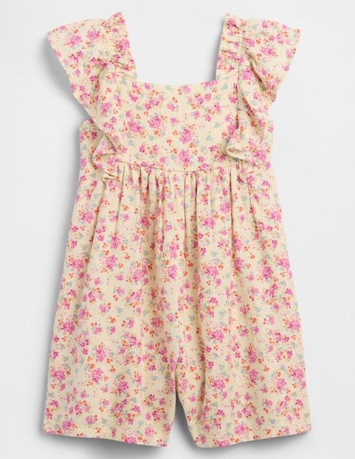 Romper de lino para niña