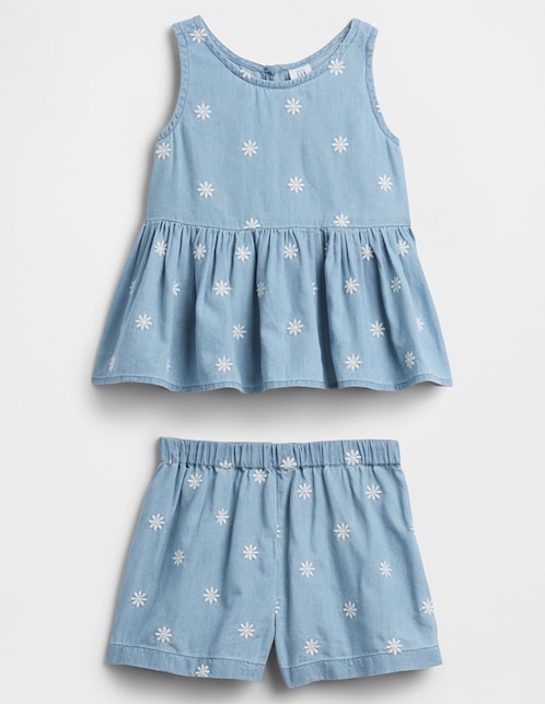 Conjunto de algodón para niña