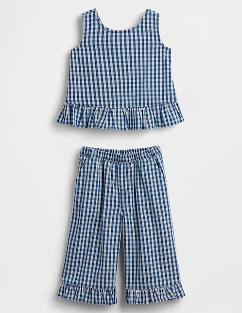 Conjunto casual de algodón para niña