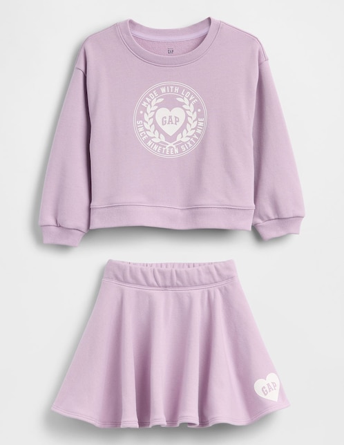 CONJUNTO GAP 877387, 18-24 MESES, LILA