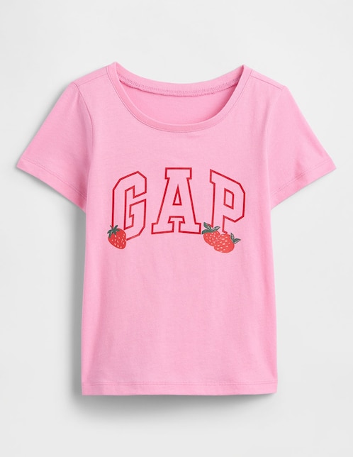 Playera manga corta para niña