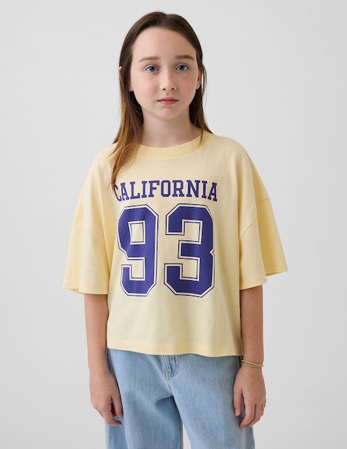 PLAYERA GAP 880157 NIÑA, CH, AMARILLO