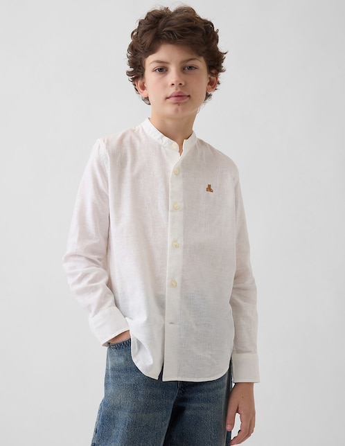 CAMISA GAP 887107 NIÑO REGUL, M, BEIGE