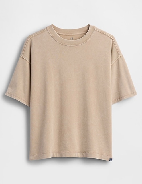 PLAYERA GAP 747751 NIÑO TIE, XG, KHAKI