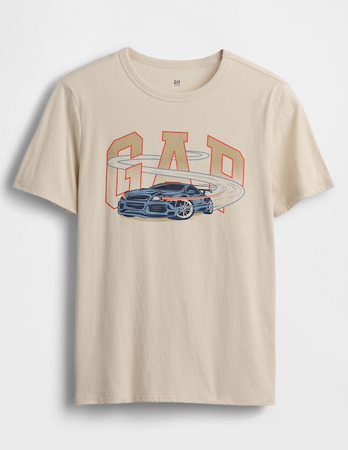 Playera manga corta para niño