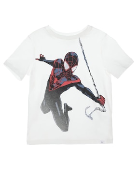 Playera Spider-Man Manga Corta Para Niño