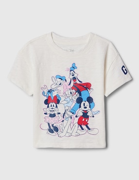 Playera Mickey And Friends Manga Corta Para Niña