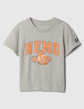 Playera Nemo Manga Corta Para Niño