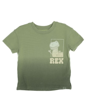 Playera Manga Corta Para Niño