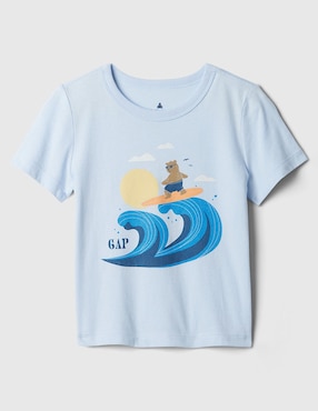 Playera Manga Corta Para Niño