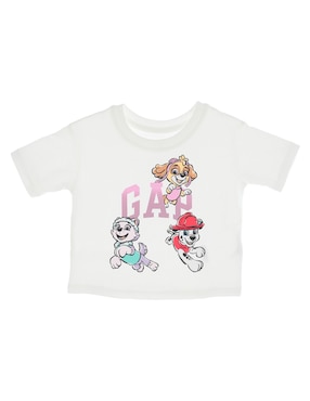 Playera Paw Patrol Manga Corta Para Niña