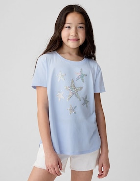 Playera Manga Corta Para Niña