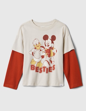 Playera Manga Larga Para Niño