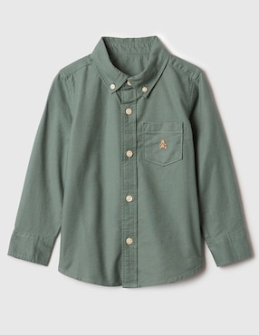 Camisa Casual De Algodón Para Niño