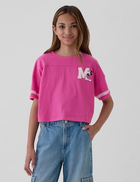 Playera Manga Corta Para Niña