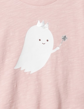 Playera manga larga para niña