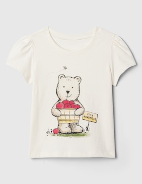 Playera Manga Corta Para Niña