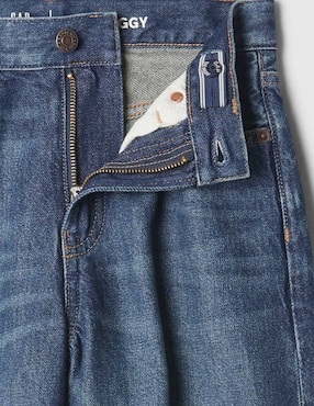 Jeans straight lavado medio para niño
