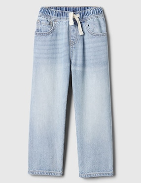 Jeans amplio deslavado para niño